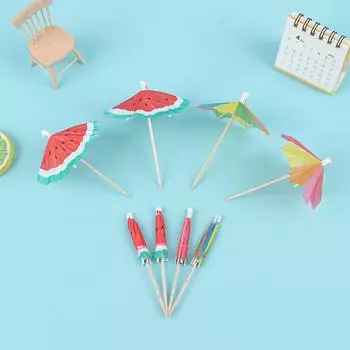 6-50 шт. KawaIi Animal Farm Dinosaur Fruit Fork Mini Cartoon Children Snack Tortage Desert Spoon Toothpichk Lunches Party Decor