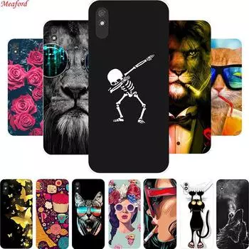 6,53 ; Для Xiaomi Redmi 9A Чехол Redmi9A Coque Мягкий силиконовый чехол-накладка для Xiaomi Redmi 9A T Чехол для телефона Funda Redmi 9AT Чехол Redmi 9A