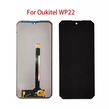 6,58 ЖК-экран для Oukitel WP22, ЖК-дисплей, сенсорный экран, цифровой модуль, панель в сборе, запасная часть чёрный