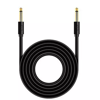 6.5 аудио кабель микрофон инструмент кабель настройки электрическая коробка гитара бас динамик 6.35 мм гитарный кабель One Size чёрный