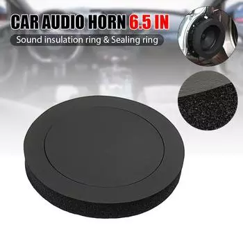 6,5-дюймовый автомобильный динамик, кольцо для басовой отделки двери, звукоизоляция, хлопковые аудиоколонки, изоляционное кольцо, звук, самоклеящиеся детали
