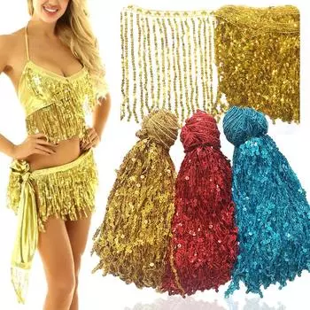 6,5 ярдов голографических блесток с кисточками, бахрома 30 см, декоративная кружевная отделка для штор, кисточки, аксессуары для одежды для латинских танцев