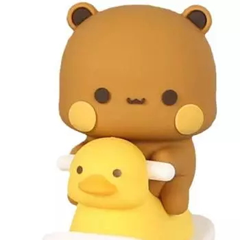 6,5 см коллекционная милая игрушка-медведь Kawaii для домашнего декора Bubu Dudu Panda Bear Figure Toys Bubu Dudu Figure Model Art Bear Toy