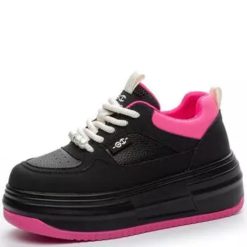 6,5 см новые плоские кроссовки из спилковой кожи для женщин новые разноцветные женские туфли для скейтбординга со скрытым каблуком в осенней моде 34 бежевый