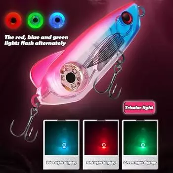 6.5CM/18G/24G рыболовная приманка легкая с тройным крючком для дальнего заброса тонущий искусственный приманка с 3 S синий