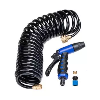6.5M спиральный шланг триггерные насадки лодочные морские аксессуары для лодок морской катушки палуба моечная мойка