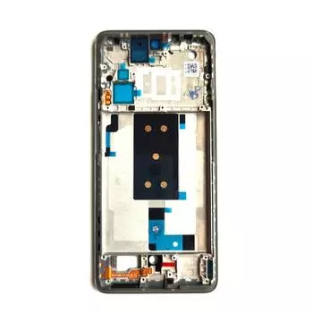 6,67 дюйма; Передняя рамка ЖК-дисплея для Xiaomi 11T Pro, средняя рамка корпуса, замена лицевой панели корпуса 21081111RG 2107113SG чёрный