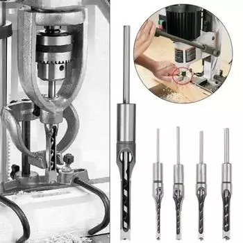 6/6,4/8/10/12,7 мм HSS сверло с квадратным отверстием, долбежные долота, деревообрабатывающий инструмент 12.7mm