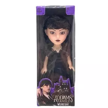 6,6-дюймовые черные куклы для девочек, мягкое тело и черный цвет, черные туфли на высоком каблуке, черное платье и аксессуары