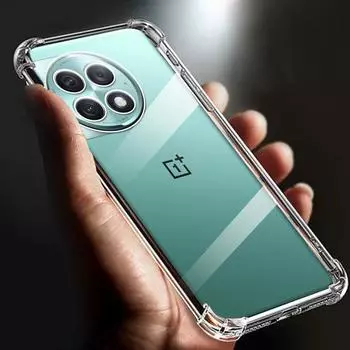 6,74 Утолщенные противоударные прозрачные мягкие чехлы для телефонов из ТПУ для OnePlus Ace 2 Pro, чехол 5 г, прозрачная задняя крышка 150 Вт ace2 Funda For OnePlus Ace2 Pro чистый