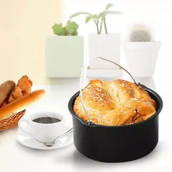 6/7/8 дюймов, без ручки для выпечки тортов, круглая воздушная сковорода, противень, сковорода 6