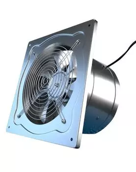 6/7-дюймовый линейный вытяжной вентилятор, вентилятор для вентиляционных труб, ванная комната, кухня, настенное окно, вентилятор из нержавеющей стали на чердаке