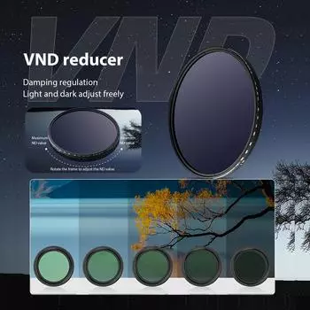 6,7-дюймовый магнитный держатель для фильтра телефона с 67-мм сменным фильтром ND2-400 для 1