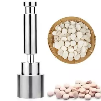 6/8/10/12 мм нержавеющая сталь таблеточный пресс-форма прочный металлический DIY инструмент для прессования таблеток гранул добавок ручной ручной производитель сахара для таблеток 12 mm