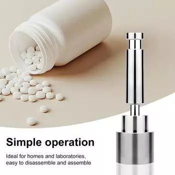 6/8/10/12 мм нержавеющая сталь таблеточный пресс-форма прочный металлический DIY инструмент для прессования таблеток гранул добавок ручной ручной производитель сахара для таблеток 6 mm