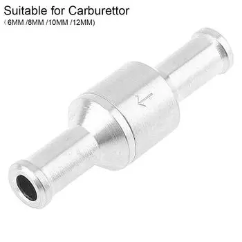 6/8/10/12 мм невозвратный обратный клапан из алюминиевого сплава с воздушным топливом для топлива / воды Size-8mm