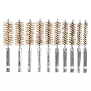 6/8/10/12 Pcs 8mm-19mm Wire Brush Twisted Wire Cleaning Brush Washing Polishing Tools Wire Pipe Cleaning Brush for Power Drill