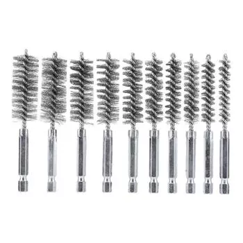 6/8/10/12 шт. 8 мм-19 мм проволочная трубка очиститель оборудования 3,9 дюйма длиной для электродрели 6Pcs