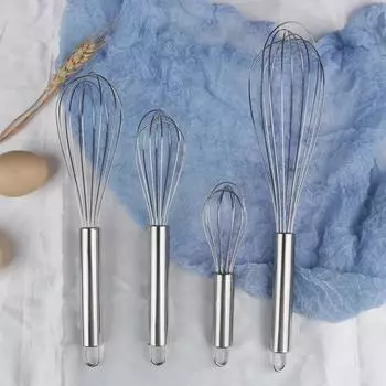 6/8/10/12inch High Quality Stainless Steel Balloon Whisk Creative Balloon Egg Beater Manual Egg Whisk Milk Cream Butter Whisk