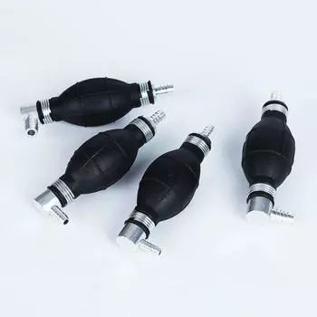 6/8/10/12MM Ручной сифонный насос Портативный жидкий водный ручной масляный насос Инструмент для перекачки жидкости Прочный резиновый алюминиевый ручной топливный насос