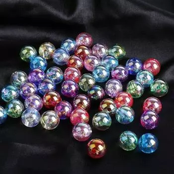 6/8/10 мм круглые бусины-распорки для поделок 6mm(200pcs) белый