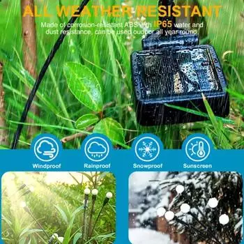 6/8/10LED Pack Solar Firefly Lights,Upgraded Solar Garden Lights Outdoor Waterproof Solar Swaying Landscape Outdoor Lawn Lights
