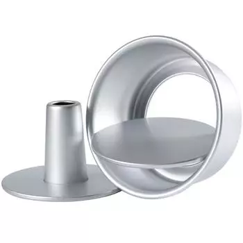 6/8 дюйма алюминиевый сплав круглая полая шифоновая форма для торта пищевая форма для выпечки торта со съемным дном для кухни