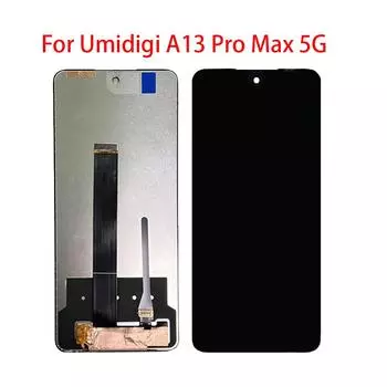 6,8-дюймовый ЖК-дисплей для UMIDIGI A13 Pro Max 5G, ЖК-дисплей, преобразователь сенсорного экрана в сборе, запасная часть чёрный