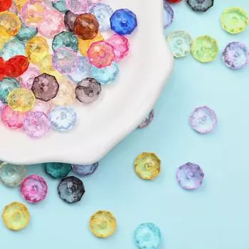 6/8 мм брелок для изготовления ювелирных изделий, 100/200 шт., ожерелье, браслет, прозрачный ручной ремесленный кулон, акриловые серьги, аксессуары для самостоятельного изготовления, свободные бусины 6mm 200pcs разноцветный