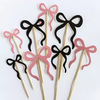 6/8 шт./набор, украшение для кекса, креативная свеча, зубочистка, праздничные принадлежности, десертные свечи, принадлежности для украшения торта, 6 стилей