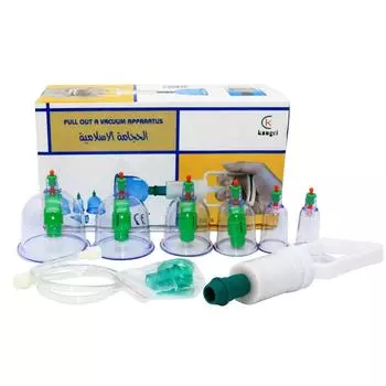 6 банок вакуумные банки набор массажер гуаша вакуумный массаж