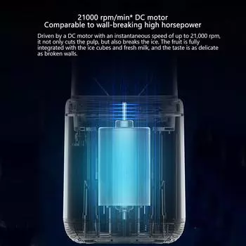 6 лезвий портативный блендер мини электрическая соковыжималка чашка для путешествий 400 мл портативный соковыжималка миксер USB свежий фруктовый сок блендер смузи