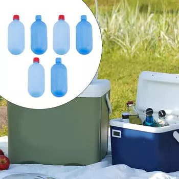 6 блоков ледяного охладителя, охлаждающие пакеты, расходные материалы, морозильная камера для