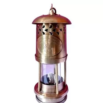 6 Brass Nautical Lamp Oil-Miner Ship Lantern Maritime Antique Gift