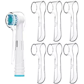 6. Чехол для электрической зубной щетки — совместимый чехол для зубной щетки, защитный чехол для головки электрической зубной щетки — прозрачный пылезащитный чехол для зубной щетки 20x20x3cm