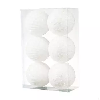 6 Christmas Hanging Pendants for Indoor Decoration and Gift Giving Gold