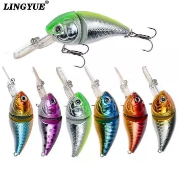 6-цветная 8,5 см/14,8 г бионическая приманка для рыбалки в виде гольяна Y135-1