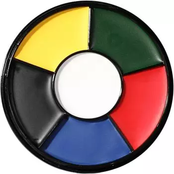 6-цветная масляная краска для макияжа, масляная краска для лица, тела, масляная краска клоуна, доступна для детей 1#