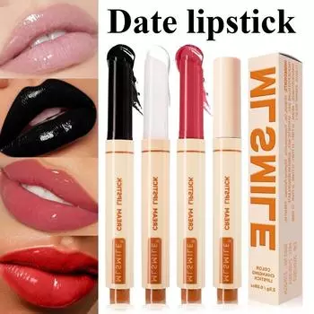 6-цветная зеркальная губная помада, стойкий увлажняющий блеск для губ, кремовая текстура, помада для свиданий, высокая цветопередача 01#