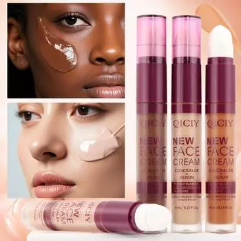 6-цветный консилер, сглаживающий и осветляющий тени для носа, консилер-хайлайтер