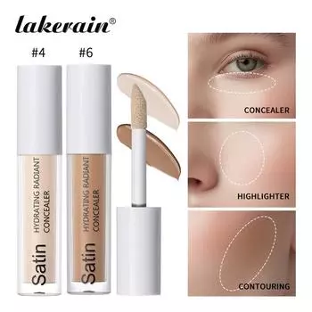 6-цветный водостойкий консилер для лица украшает кожу с помощью натурального увлажняющего быстросохнущего консилера 01#