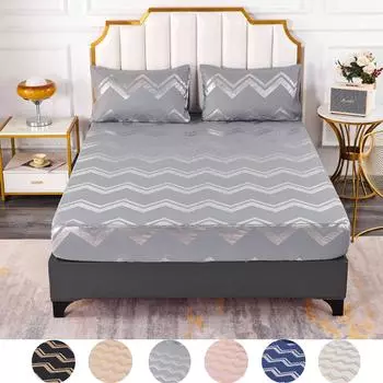 6 цветов домашнего текстиля постельные принадлежности бронзовый камень узор волна односпальная простыня без наволочки Pillowcases белый