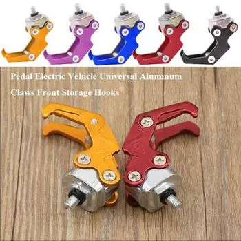 6 цветов крючки для педалей велосипеда алюминиевые передние крючки для хранения новые универсальные захваты детали для электромобиля