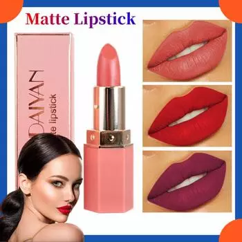 6 цветов матовой водостойкой помады профессиональный макияж #01