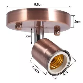 6 цветов настенные светильники бра 180 градусов поворотные настенные светильники E26 E27 абажур держатель декор для бара ресторана светильник Joy No bulb белый