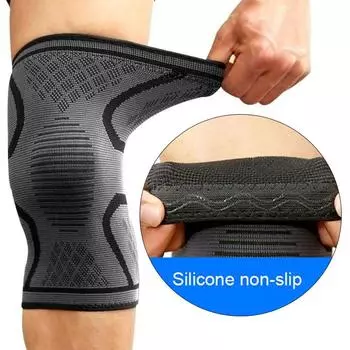 6 цветов, нескользящая поддержка колена, наколенник для фитнеса, защитный наколенник S