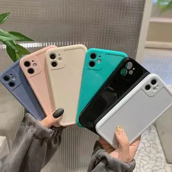 6 цветов, новый материал, чехол для телефона для Iphone 11 Xs Max 12 Mini Pro Max X 7 8 Plus Xr, силиконовый чехол Conque Shell for iphone 13mini