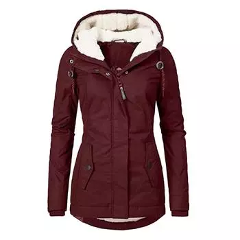 6 цветов, женская осенне-зимняя утолщенная теплая куртка с длинными рукавами и карманами на молнии, однотонная модная куртка больших размеров с капюшоном