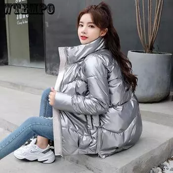 6 цветов, женская зимняя куртка, парка, женское зимнее пальто, пуховик, женская пуховая парка, женская парка, зимняя куртка, женская S темно-синий