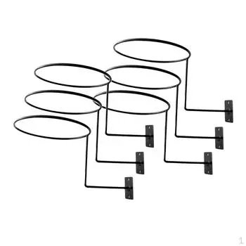 6 Дисплей Стойка, Держатель для шлема мотоцикла велосипеда, Вешалка Стойка Крючок для куртки Винты Мяч Хранение